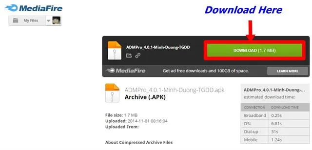 ADM Pro là một ứng dụng quản lý tải xuống mạnh mẽ, hỗ trợ nhiều loại tệp tin khi thực hiện cách tải video về máy tính từ phim 14 net