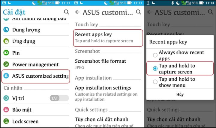 Hướng Dẫn Chi Tiết Cách Chụp Màn Hình Asus Zenfone Live Đơn Giản và Hiệu Quả