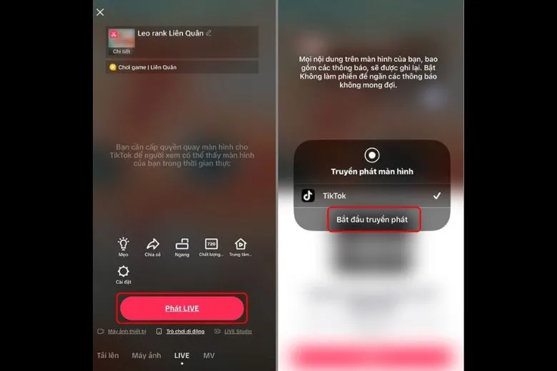 Cách live game trên điện thoại: Chuẩn bị vào game để phát trực tiếp