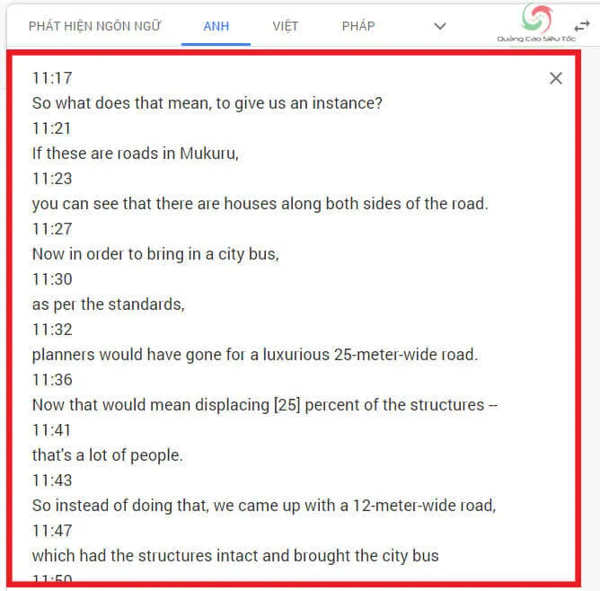 Cách tải phụ đề YouTube không cần phần mềm
