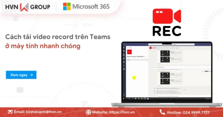 Hướng Dẫn Chi Tiết cách tải videos tren microsoft stream và Quản Lý Bản Ghi Cuộc Họp Hiệu Quả