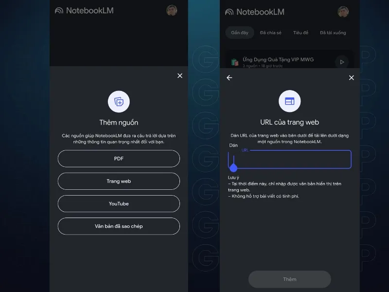 Cách tạo mới và thêm nguồn vào dự án