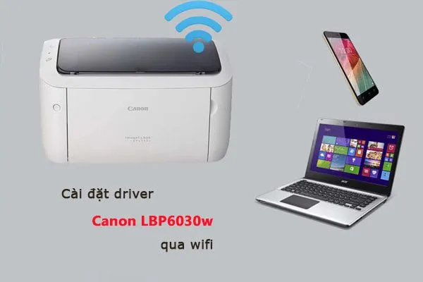 Hướng Dẫn Toàn Diện Cách Cài Đặt Máy In Canon 6030W Qua USB và Wi-Fi