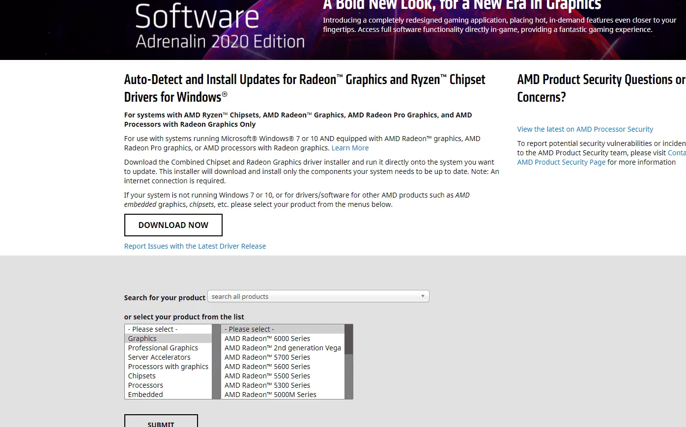 cài đặt driver amd