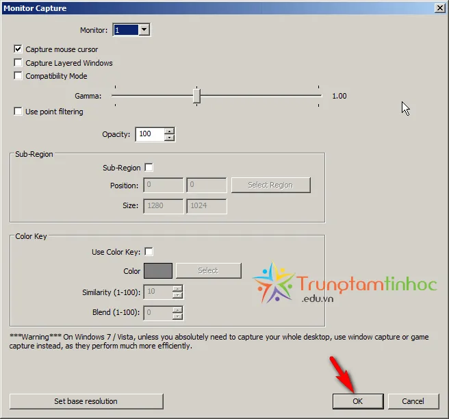 Cấu hình kết nối quay màn hình để phát live video trên Facebook