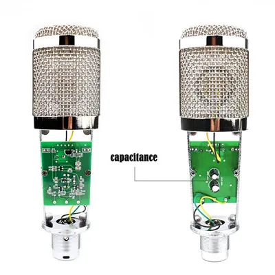 Cấu tạo bên trong mic thu âm BM800 loại rẻ tiền, thường gây lỗi âm thanh