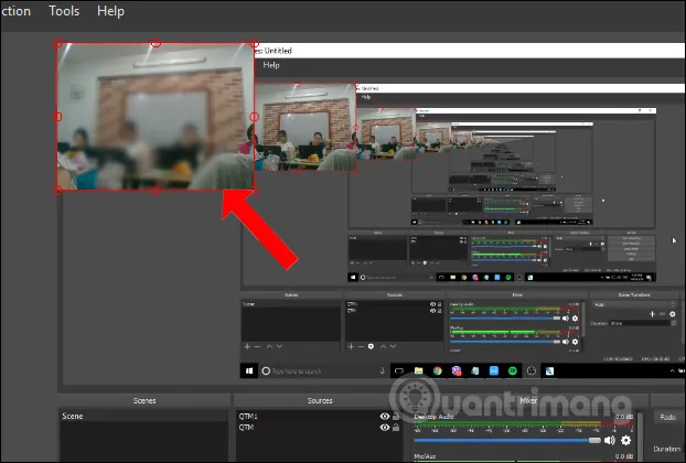 Chỉnh màn hình webcam