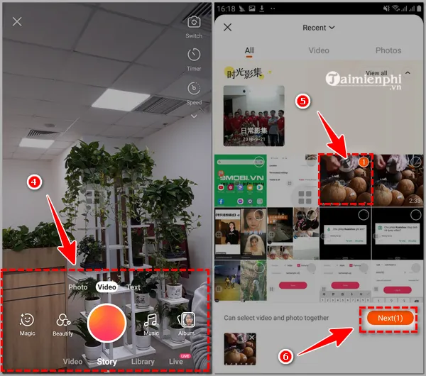 Chỉnh sửa video trên Kwai Trung Quốc trước khi tìm hiểu cách tải video từ Kwai về máy