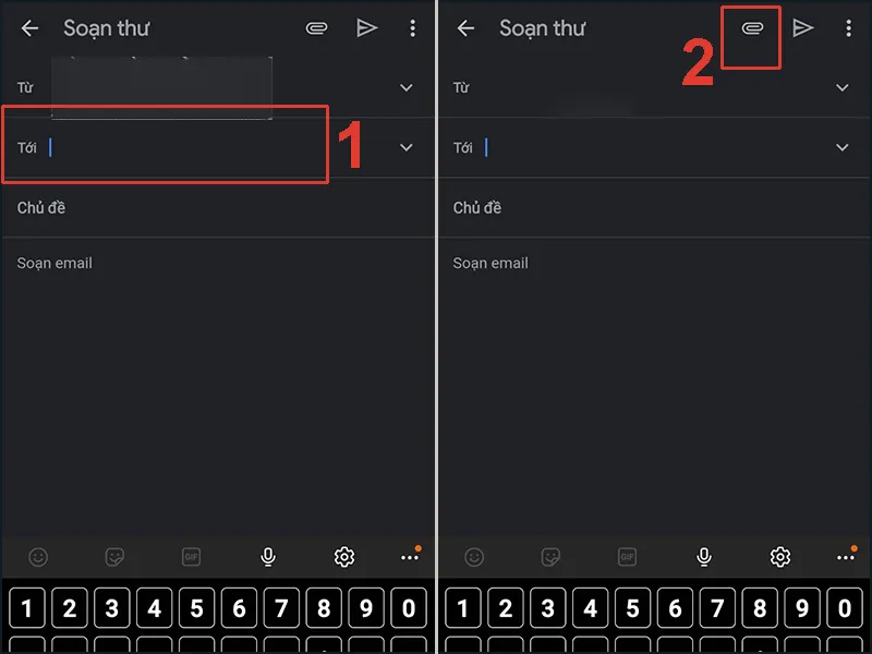 Chọn biểu tượng hình cái ghim ở góc phải màn hình để đính kèm video