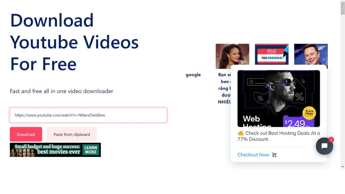 Chuyển đổi nhạc YouTube về MP3 bằng Onlinedownloader