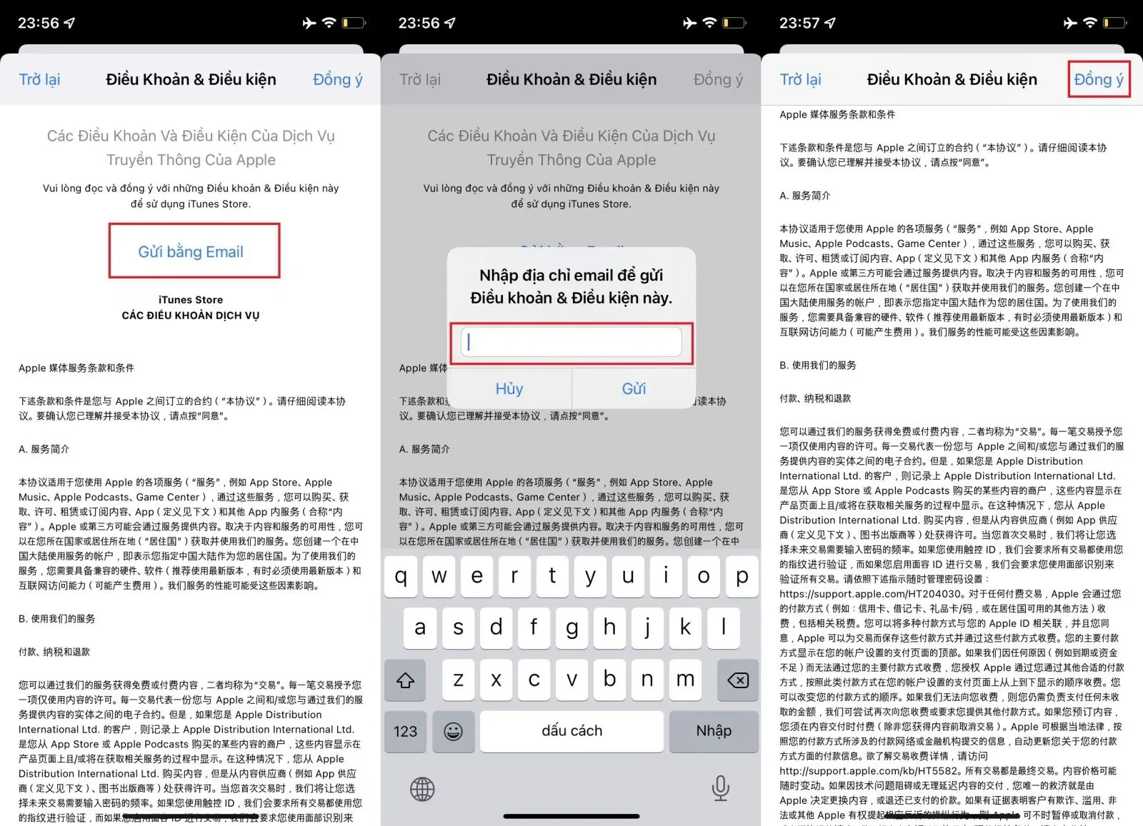 Điền thông tin xác nhận khi chuyển vùng App Store để tải và sử dụng Douyin, phục vụ việc tải video TikTok Trung Quốc không logo