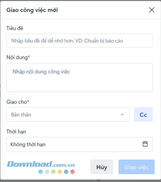 Giao công việc hiệu quả trên nhóm Zalo PC