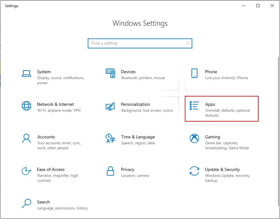Giao diện Cài đặt Windows trên thiết bị ASUS, hiển thị mục 'Ứng dụng' để quản lý và gỡ bỏ các công cụ tải video YouTube
