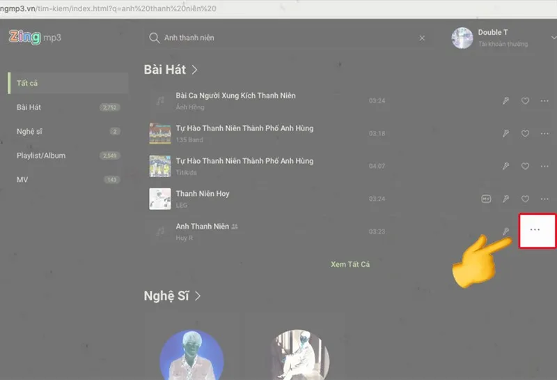 Giao diện trình phát video và sao chép đường dẫn