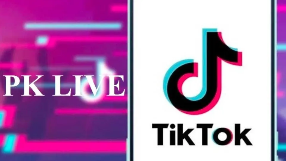 Hai người dùng đang thực hiện PK trên TikTok Live, tính năng tăng tương tác cho cách live trên TikTok.