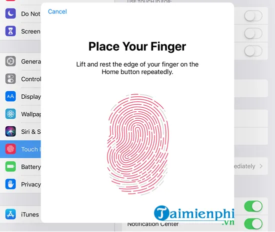 Hoàn thành quét vân tay và thêm Touch ID cho iPhone 6