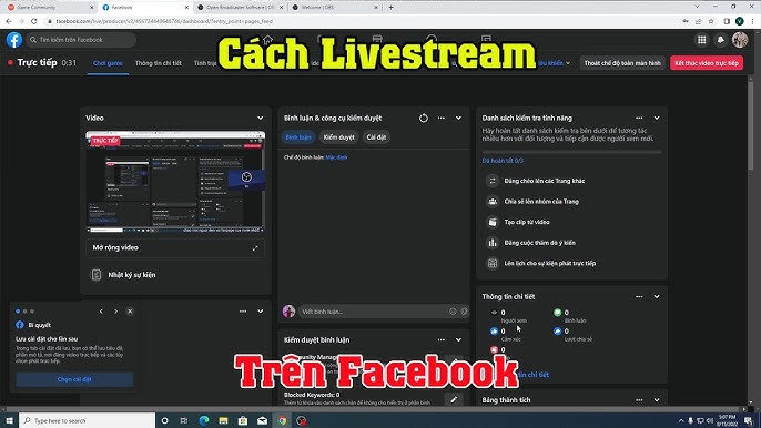 Hướng dẫn Cách Live Stream Facebook Trên Máy Tính Chuyên Nghiệp Từ A-Z