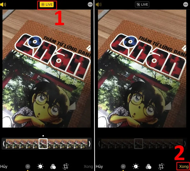 Hướng dẫn chuyển đổi Live Photo thành ảnh tĩnh đơn giản trên iPhone