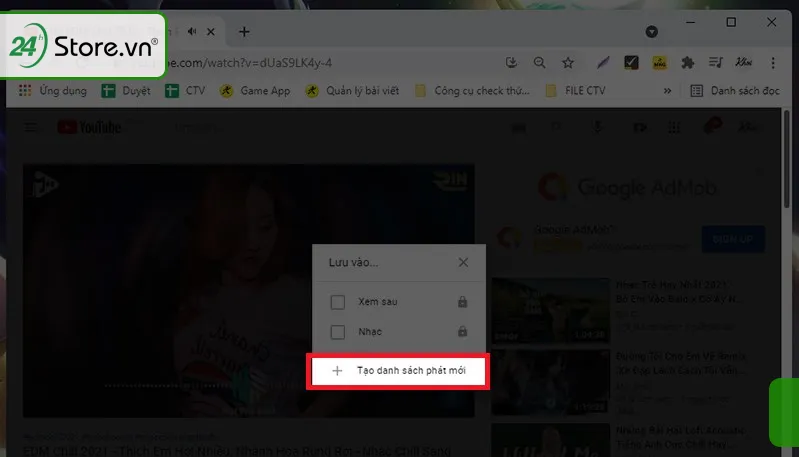 Hướng dẫn dán liên kết playlist vào phần mềm để tải video YouTube nhanh nhất