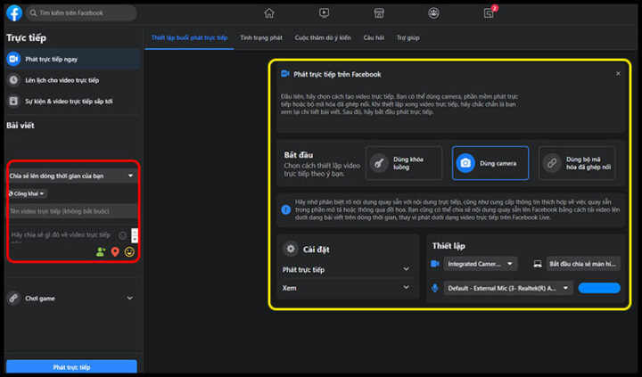 Hướng dẫn Cách Live Stream Facebook Trên Máy Tính Chuyên Nghiệp Từ A-Z