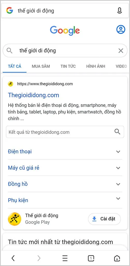 Kết quả tìm kiếm video trên UC Browser, minh họa cách chọn nguồn để tải video trên iPhone 4S.