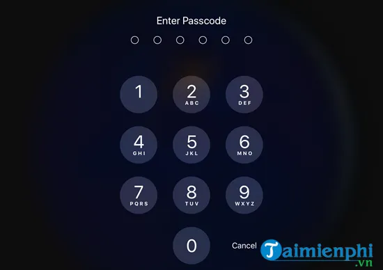 Kiểm tra hoạt động của Passcode trên iPhone 6