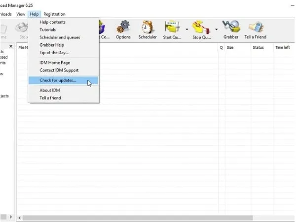 Kiểm tra và cập nhật phiên bản IDM mới nhất để tải video YouTube