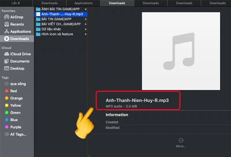 Kiểm tra video đã được tải về máy tính