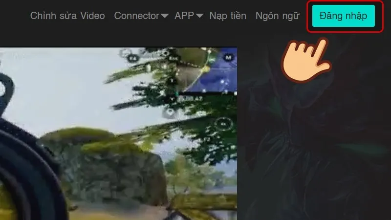 Màn hình trang chủ BIGO LIVE với tùy chọn "Đăng nhập" ở góc trên bên phải