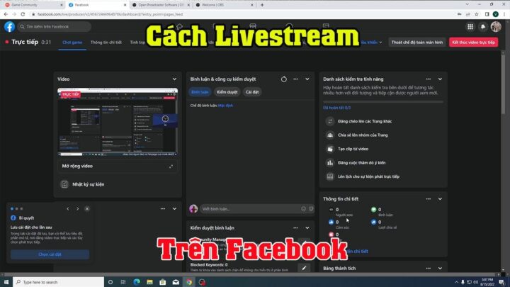 Hướng dẫn Cách Live Stream Facebook Trên Máy Tính Chuyên Nghiệp Từ A-Z