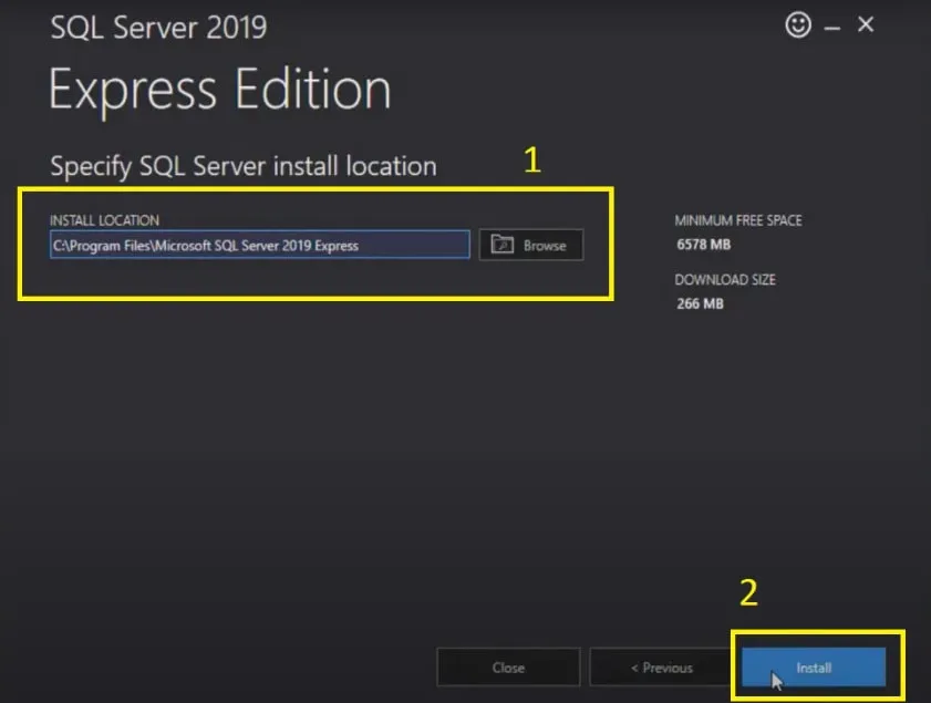 Quá trình cài đặt SQL Server 2019 đang diễn ra