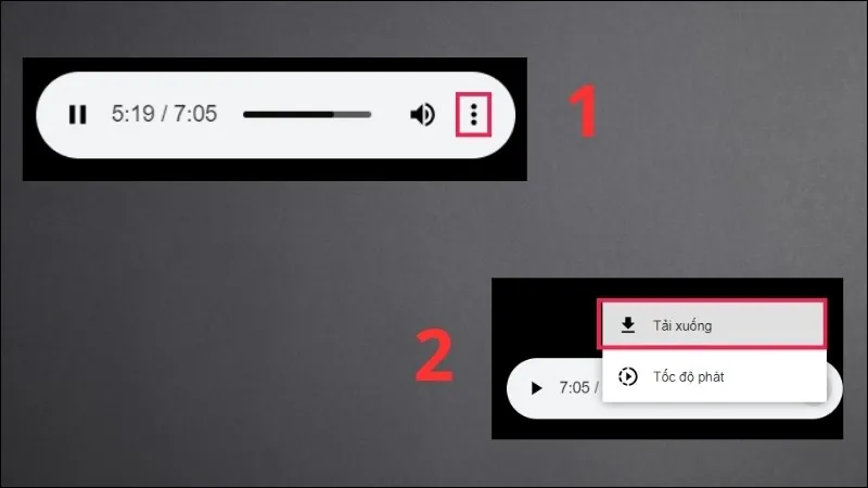 Tải xuống file MP3 bằng SaveFrom.net trên máy tính