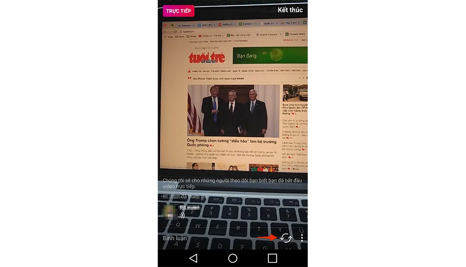 Tắt tính năng bình luận để kiểm soát tương tác trên Instagram Live