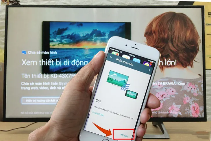 Thực hiện các thao tác trên điện thoại để ghi màn hình khi xem video