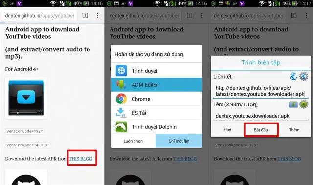 Tìm kiếm và tải tiện ích hỗ trợ cách tải video về máy tính từ phim 14 net là bước đầu tiên