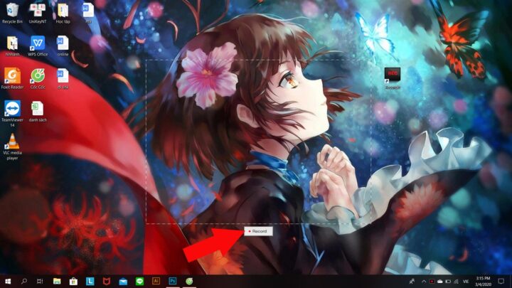 Chọn khu vực màn hình và ghi lại bằng RecordIT để tạo ảnh GIF đơn giản