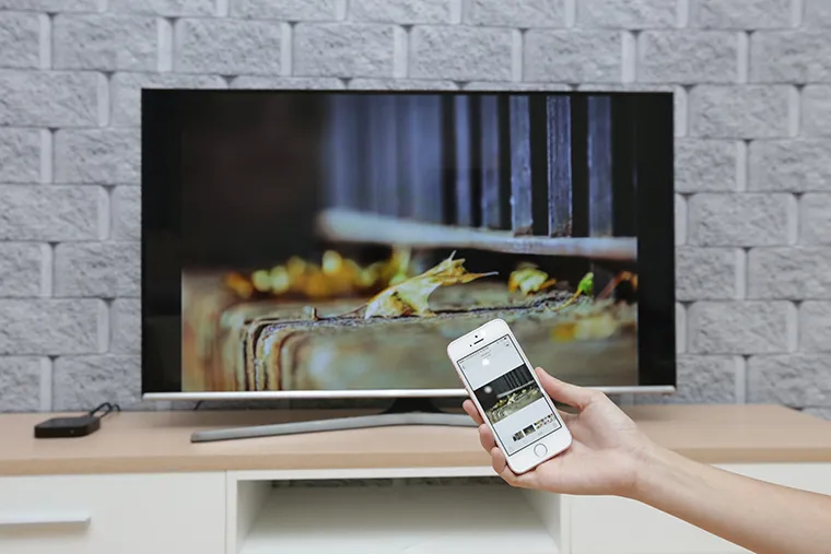 Video từ iPhone được chuyển lên TV thành công qua AirPlay