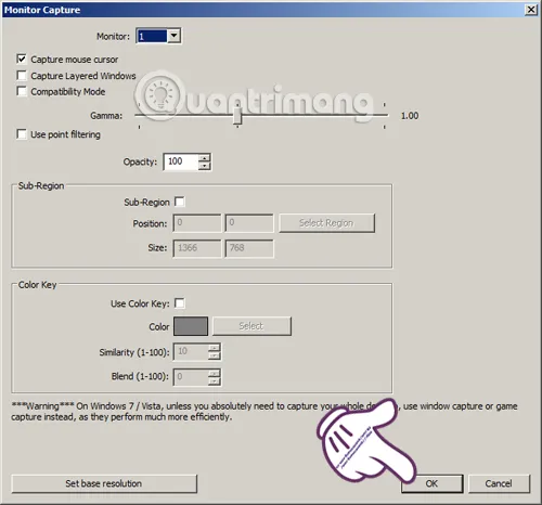 Xác nhận thiết lập nguồn phát trực tiếp trên Facebook bằng OBS