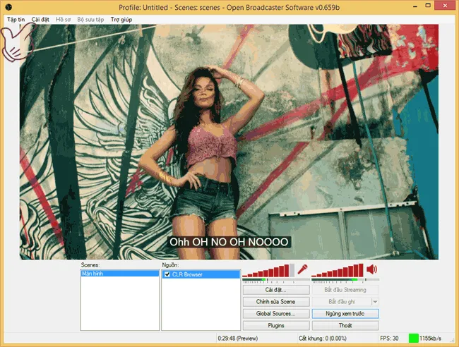 Xem trước video YouTube phát trực tiếp trên Facebook qua OBS