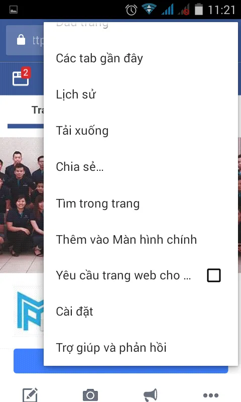 yêu cầu trang web cho máy tính để tải video làm ảnh bìa
