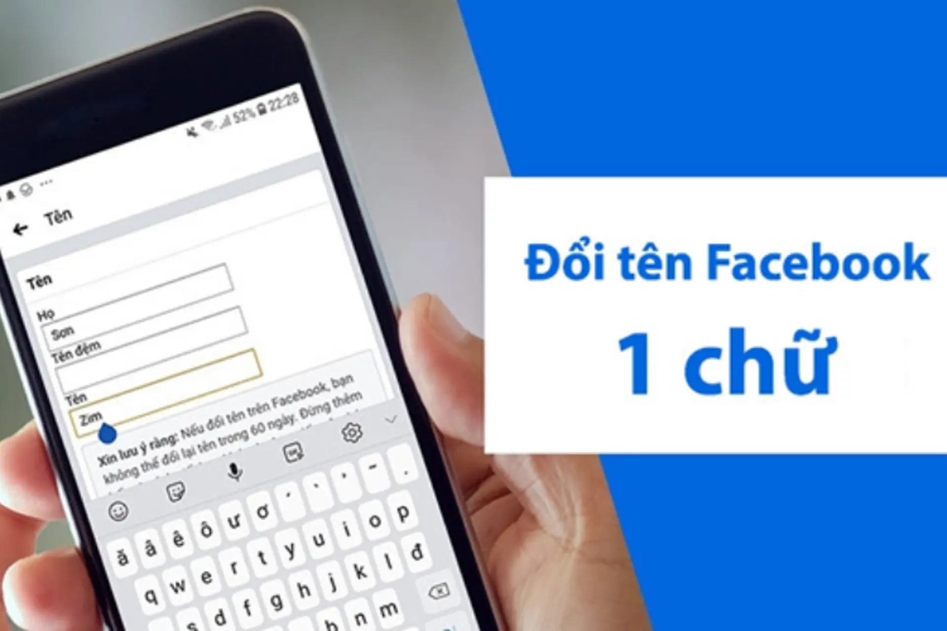 cách đổi tên trên facebook thành 1 chữ: Hướng Dẫn Chi Tiết A-Z Và Giải Pháp Thay Thế 2025