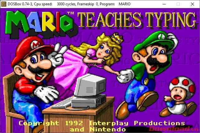 Cách Cài Mario Teaches Typing Chi Tiết: Hướng Dẫn Thiết Lập DOSBox Luyện Gõ 10 Ngón