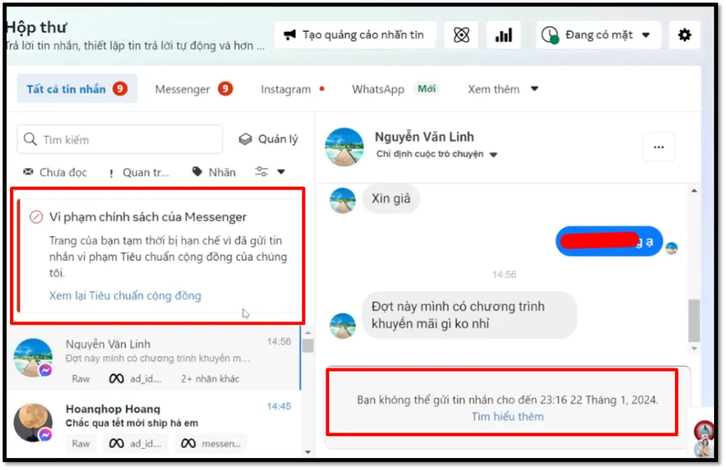 cách chặn tin nhắn trên facebook triệt để từ người lạ và tin nhắn rác (Spam) trên mọi thiết bị