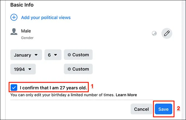 Ấn vào “Save”