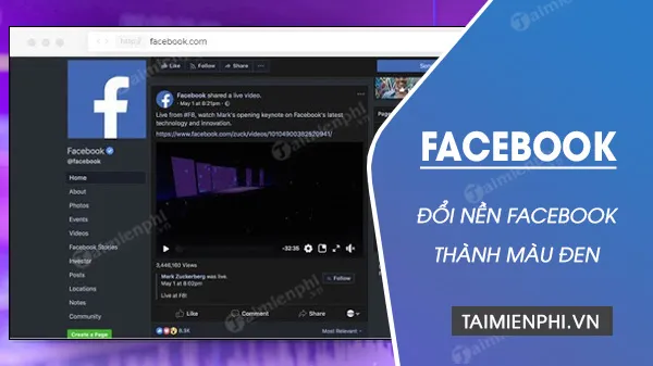 cách đổi nền facebook thành màu đen trên điện thoại: Hướng dẫn chi tiết cho iOS và Android (Dark Mode 2025)