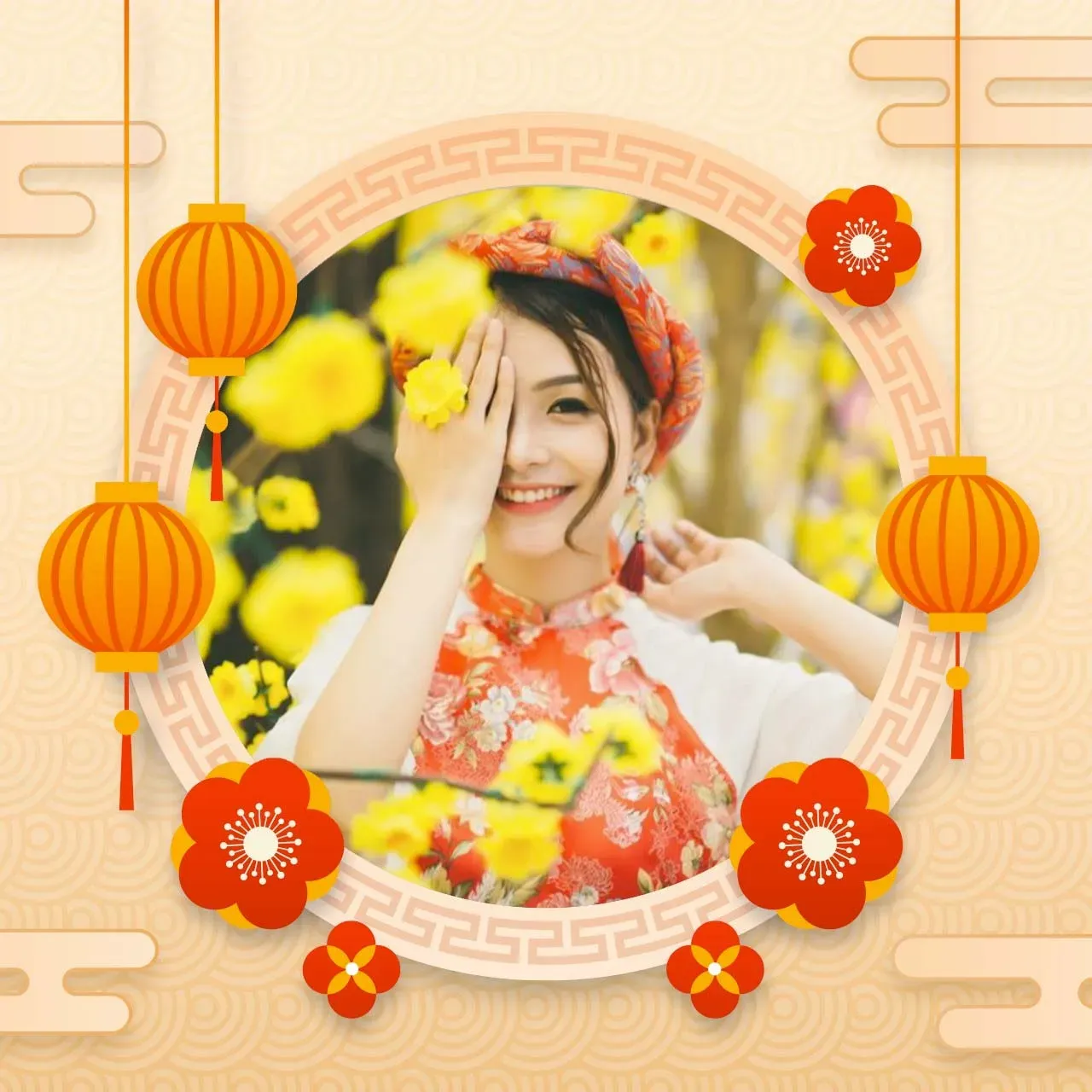 Avatar khung ảnh tết, một hình ảnh minh họa cho các ảnh cũ cần được xem xét trước khi xóa.