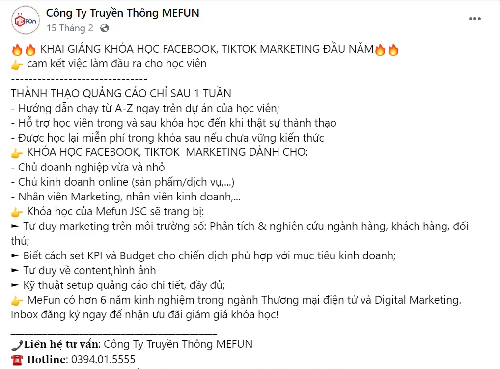 Bài viết sử dụng công thức ACCA