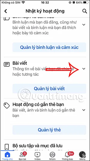 Bài viết trên Facebook