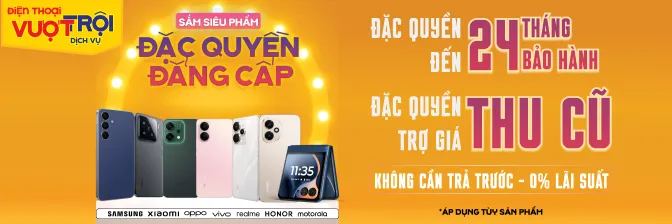 Banner quảng cáo chương trình lên đời siêu phẩm