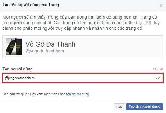 Báo tick màu xanh là có thể url trang sang url mới